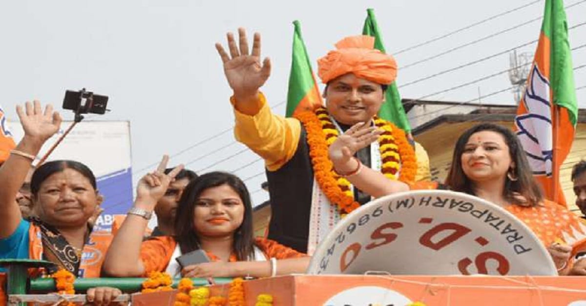 first time bjp government in tripura, biplab kumar deb to be next cm of tripura