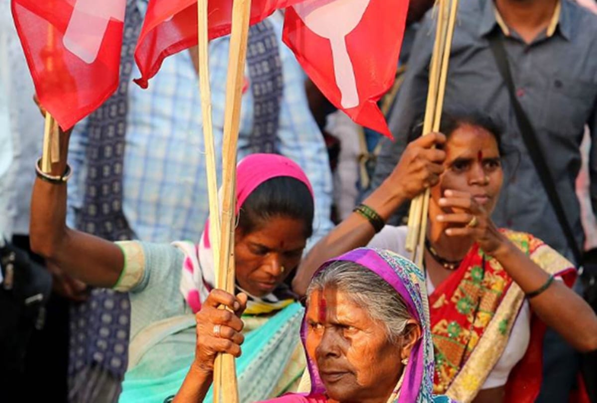 All India Kisan Sabha protest reaches Shahpur in Thane district