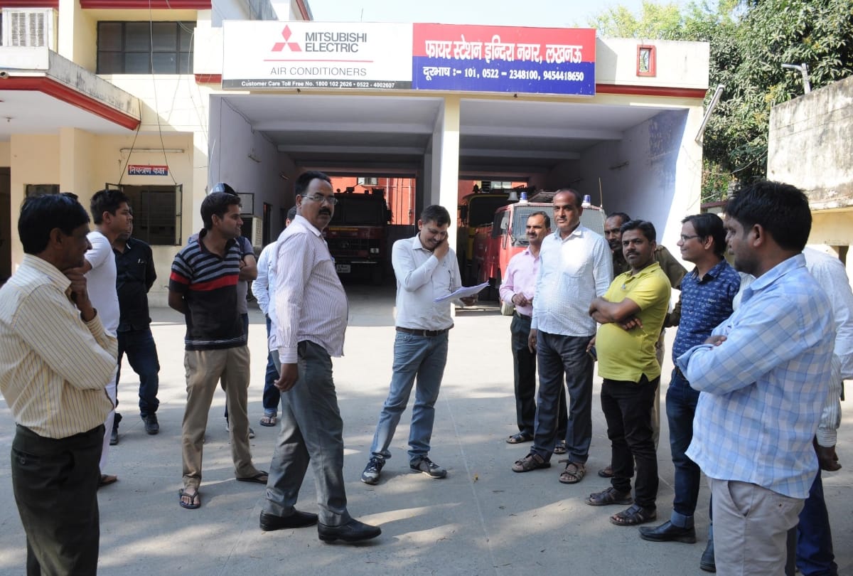 lesa team beaten by fire team in lucknow
