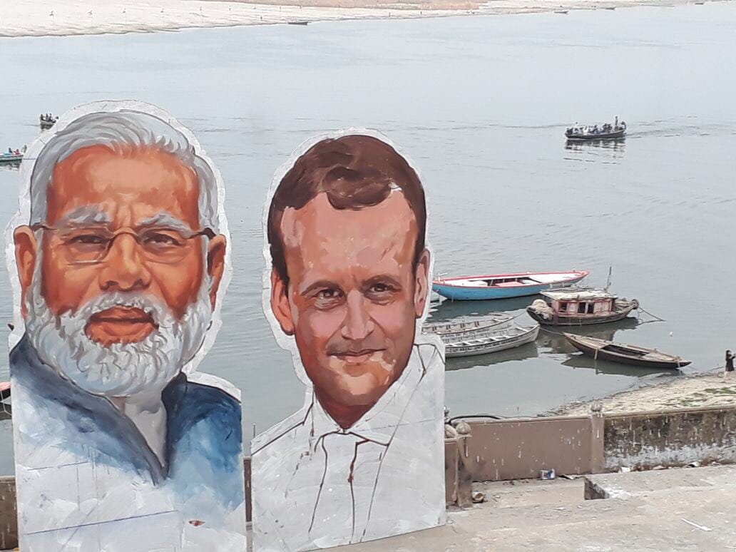 PM Modi  will spent four hour in kashi grand welcome for french president