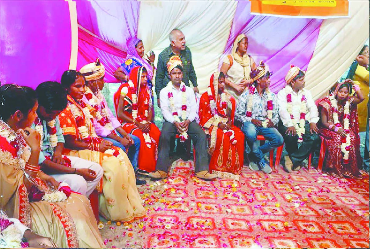 due to this reason bjp mla  boycott from  Chief Minister's mass marriage program