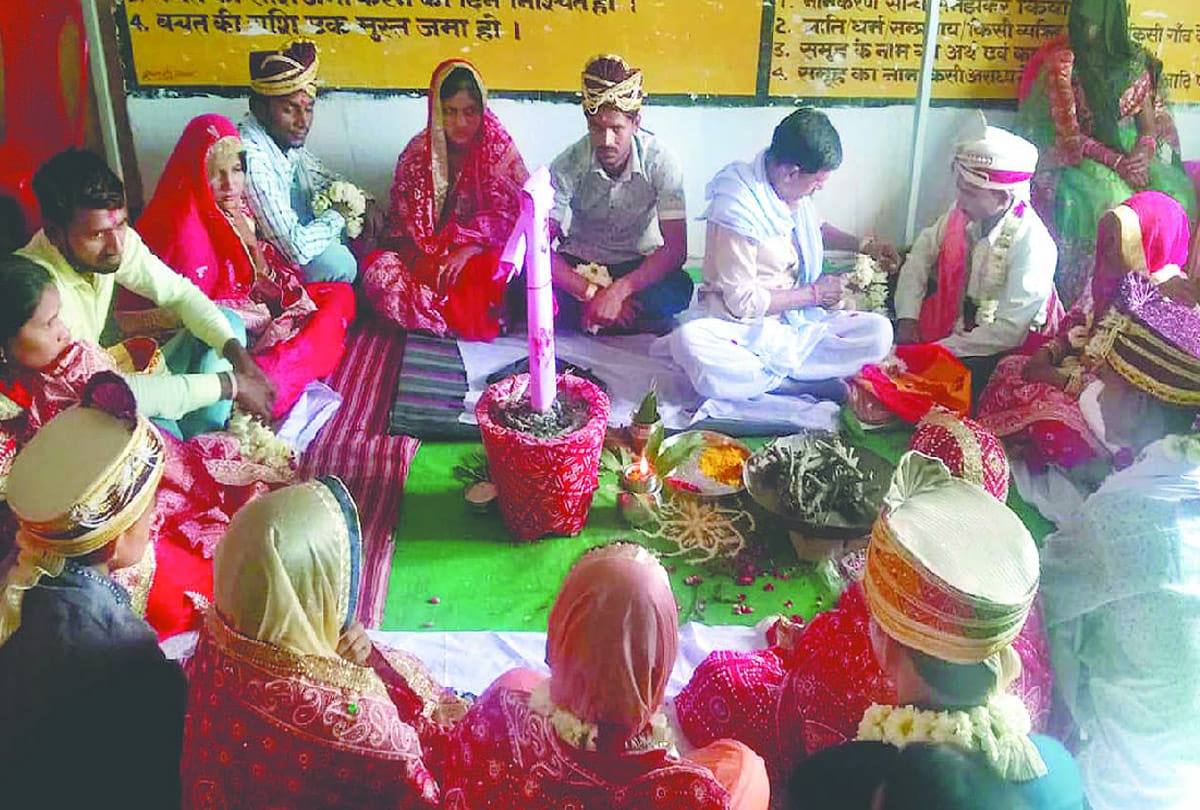 due to this reason bjp mla  boycott from  Chief Minister's mass marriage program
