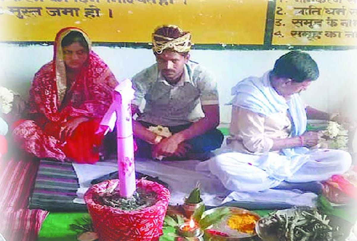 due to this reason bjp mla  boycott from  Chief Minister's mass marriage program