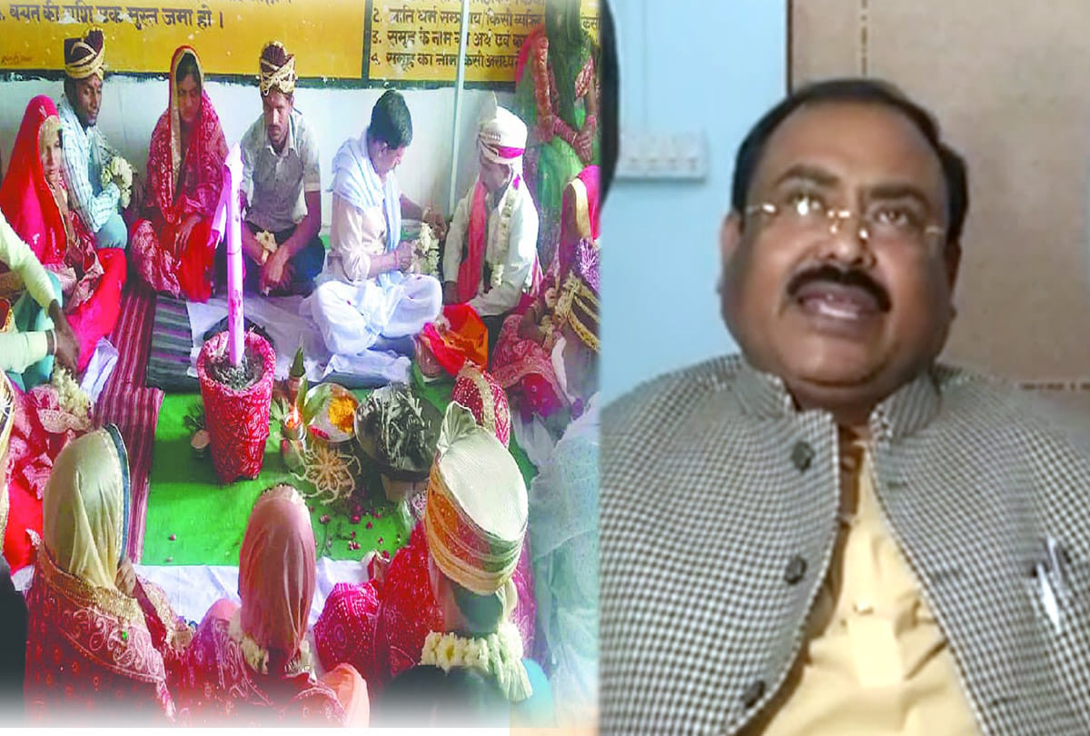 due to this reason bjp mla  boycott from  Chief Minister's mass marriage program