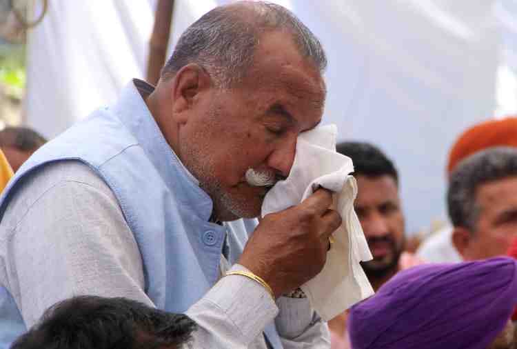 one of the legendary Wadali Brothers Pyarelal Wadali Funeral in Paternal Village