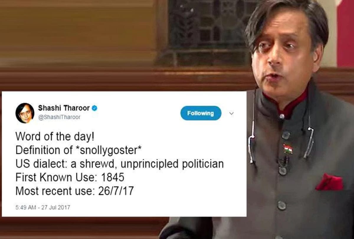 birthday special: 5 times when shashi tharoor vocabulary make people run for dictionary
