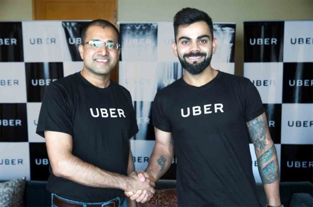 virat kohli becomes brand ambassador of uber india