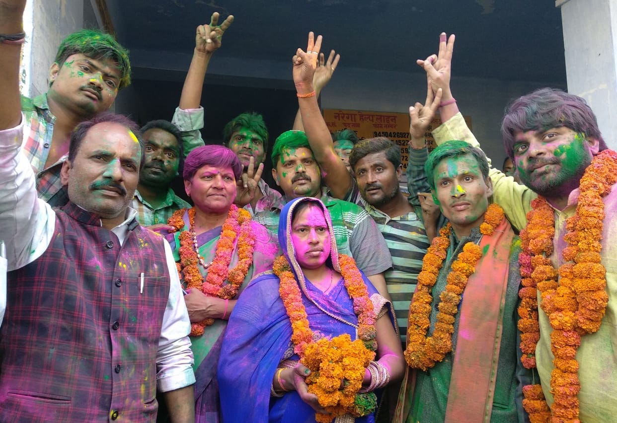 शशिकला, निशा और गुड़िया ब्लॉक प्रमुख निर्वाचित