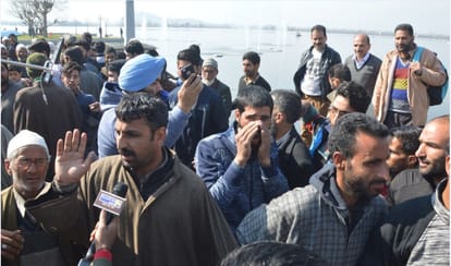 anti national and zakir musa slogan raised in ravishankar program in srinagar