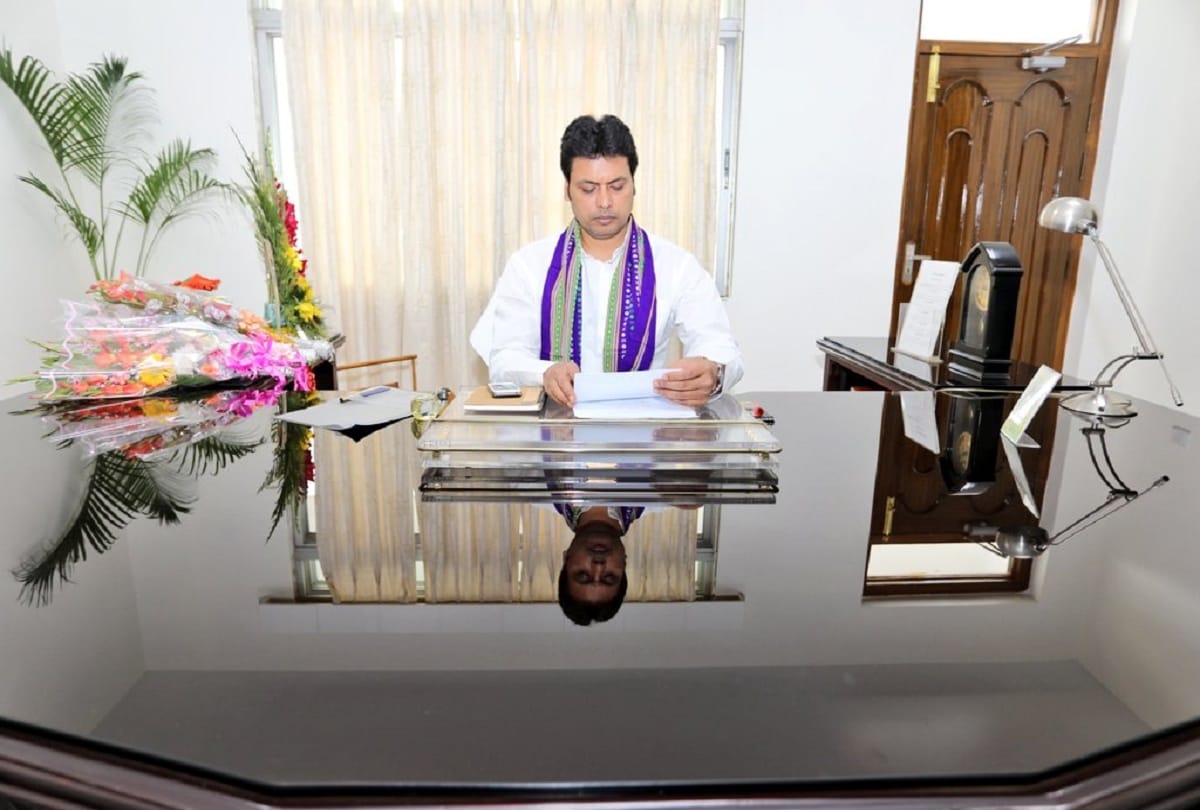 biplab kumar deb Took charge as Chief Minister of tripura