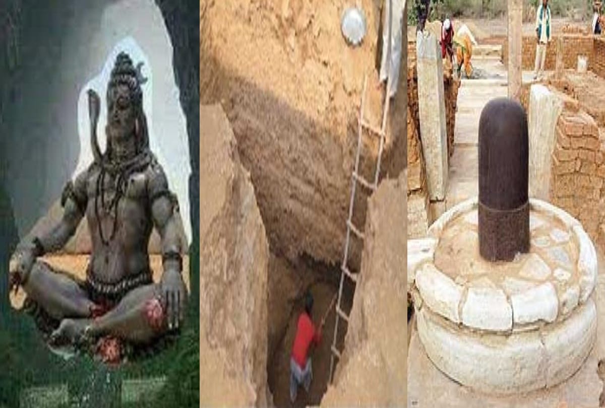 Miraculous old shiva linga found at chhattisgarh 