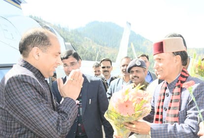 CM Jairam Thakur emotional speech in janjehli mandi public meeting