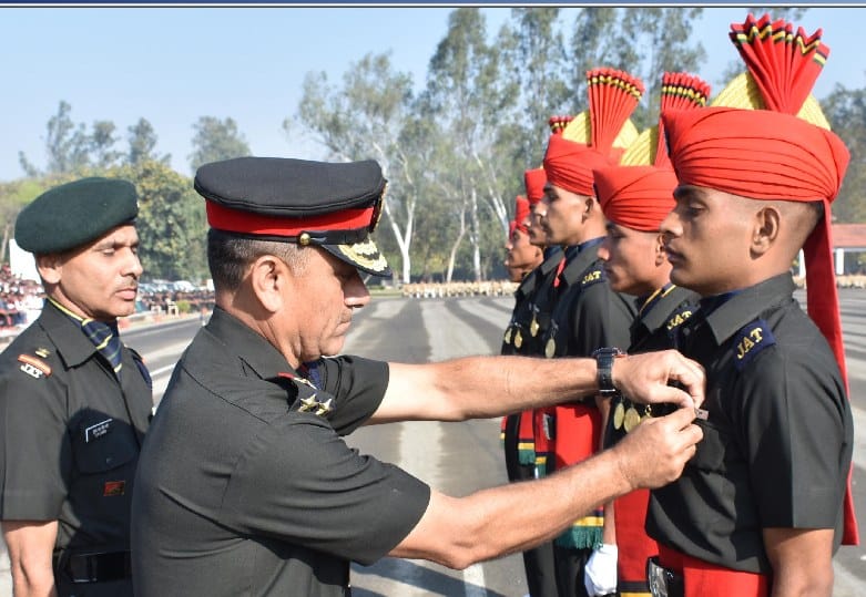 249 jawan takes oath for serving nation