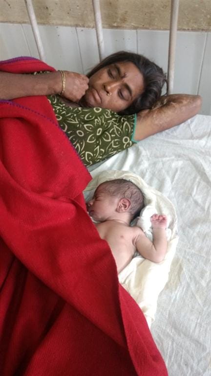 Pregnant lady unconscious in the farm