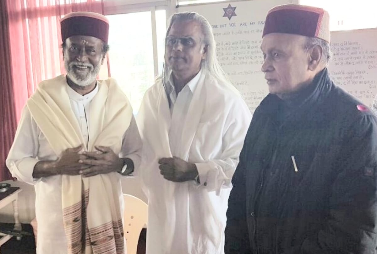 super star rajinikanth in palampur himachal