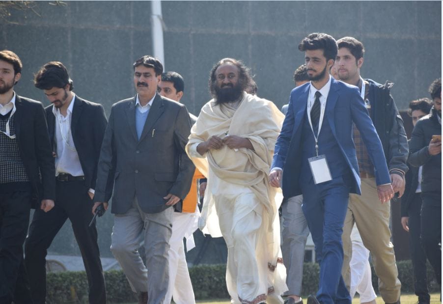 anti national and zakir musa slogan raised in ravishankar program in srinagar
