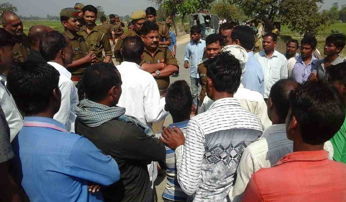 Ambedkar statue vandalized in azamgarh