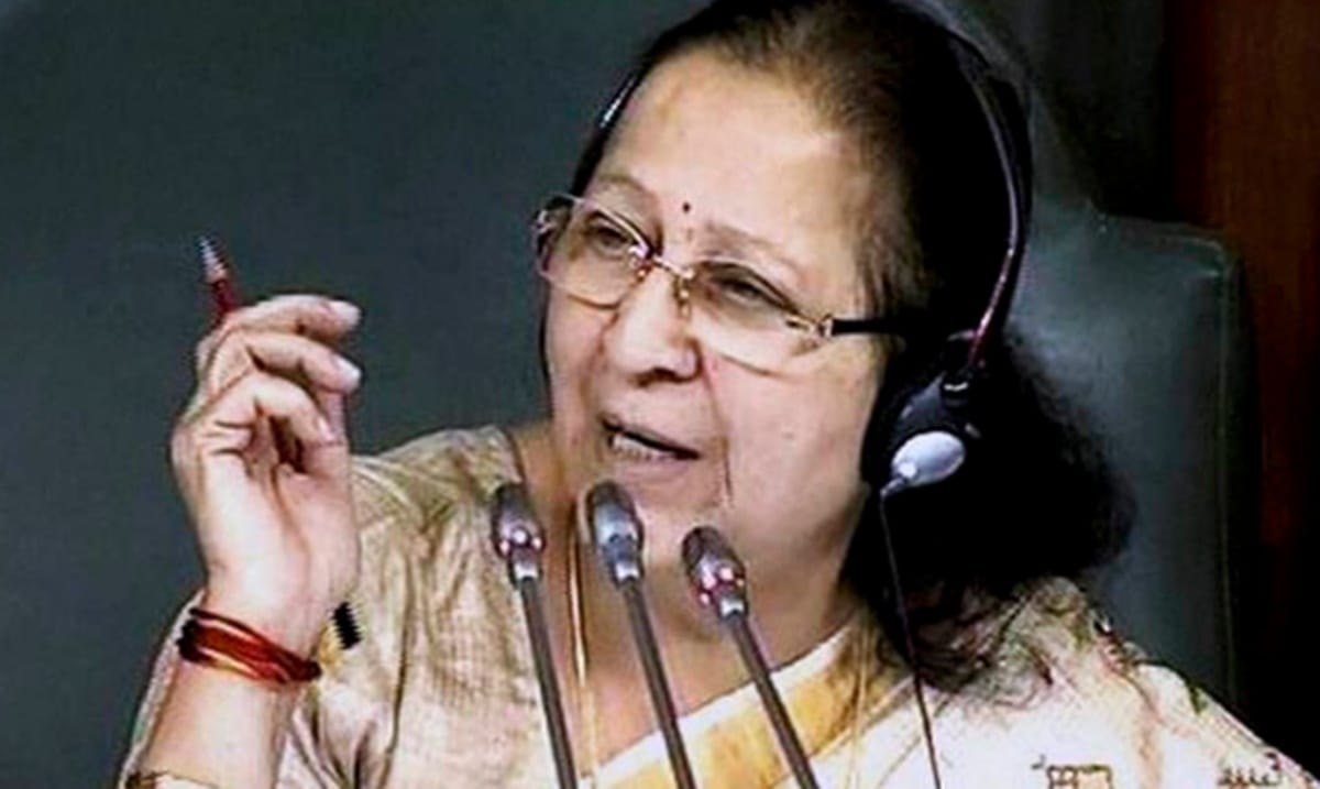 Lok Sabha Speaker Sumitra Mahajan Said, Everybody is ready for discussion but we can not proceed