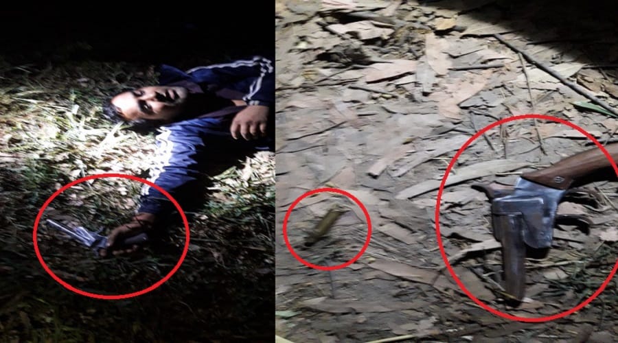 up: Encounter between the police and crooks, shot the accused