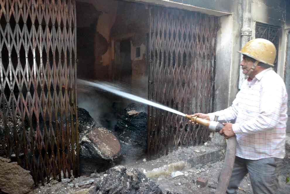 fire in the warehouse
