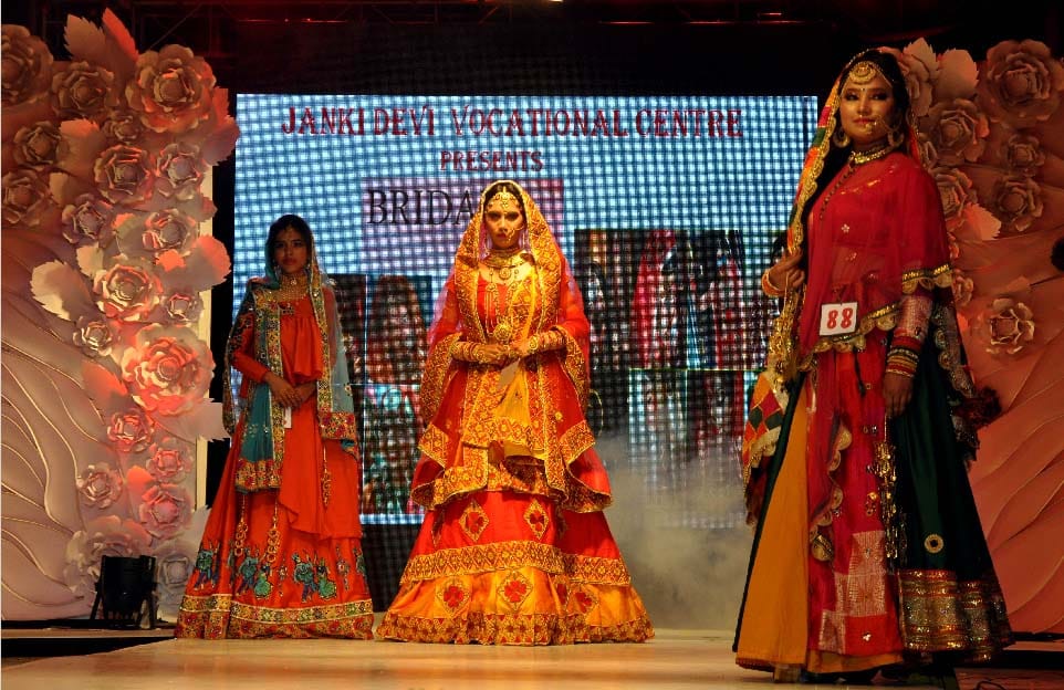 PICS: students showcased at the Fashion Show in Delhi's College