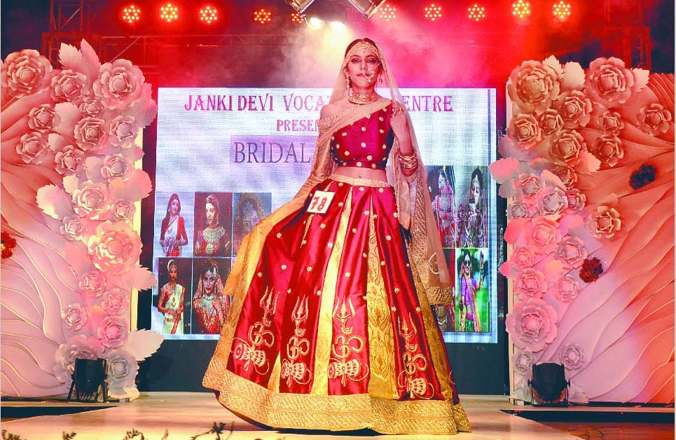 PICS: students showcased at the Fashion Show in Delhi's College