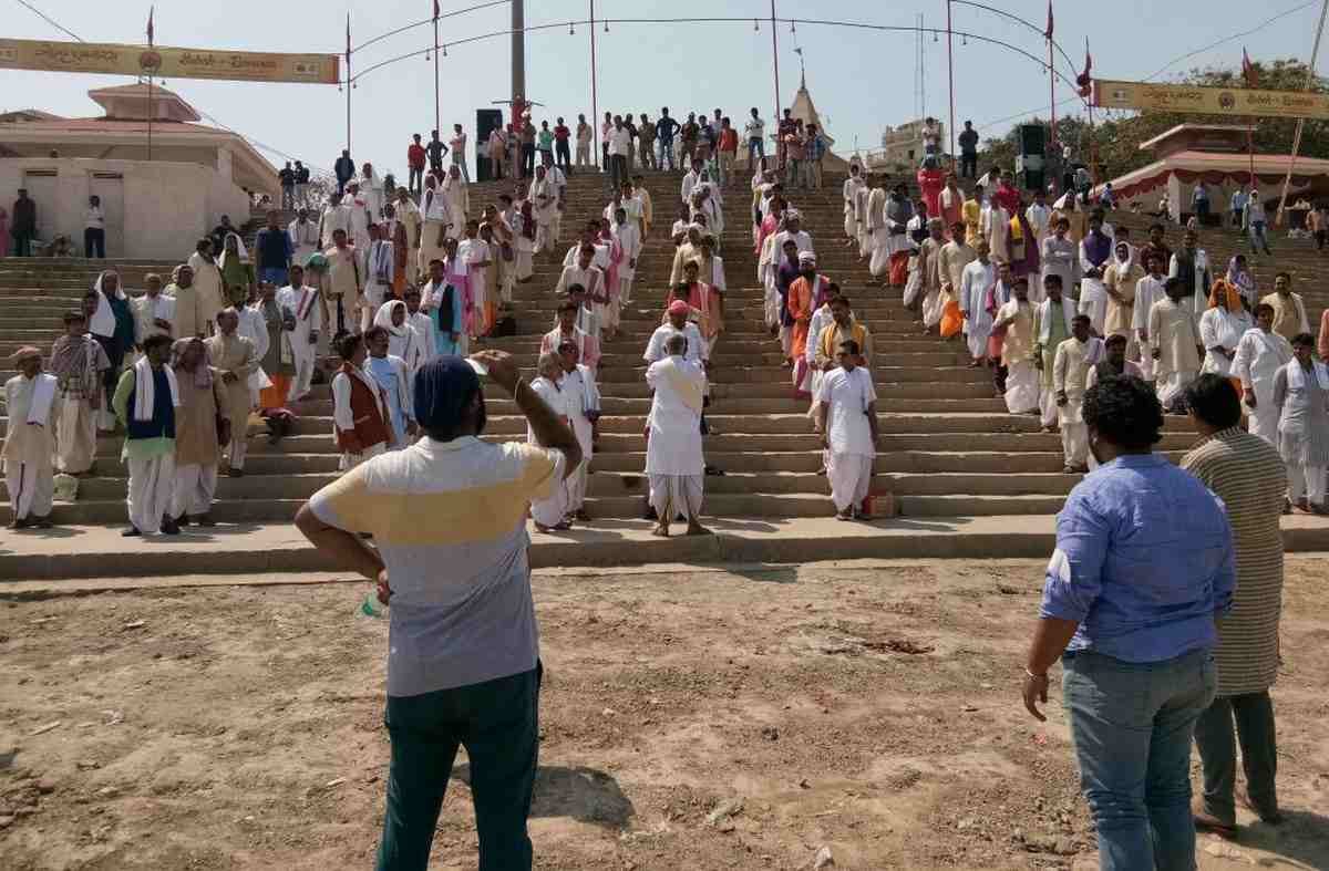 Special preparation for grand welcome of modi and macron in varanasi