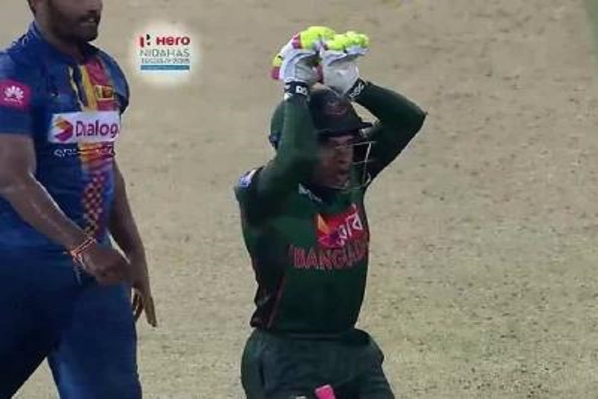 Mushfiqur Rahim  cobra dance after winnig against srilanka at nidahas trophy 2018