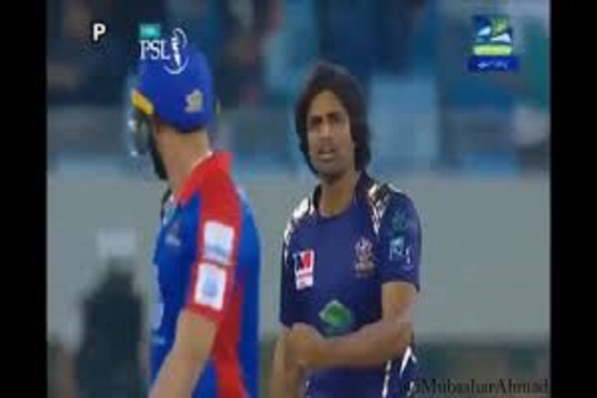 controversial moment between rahat ali and imad wasim in pakistan super league