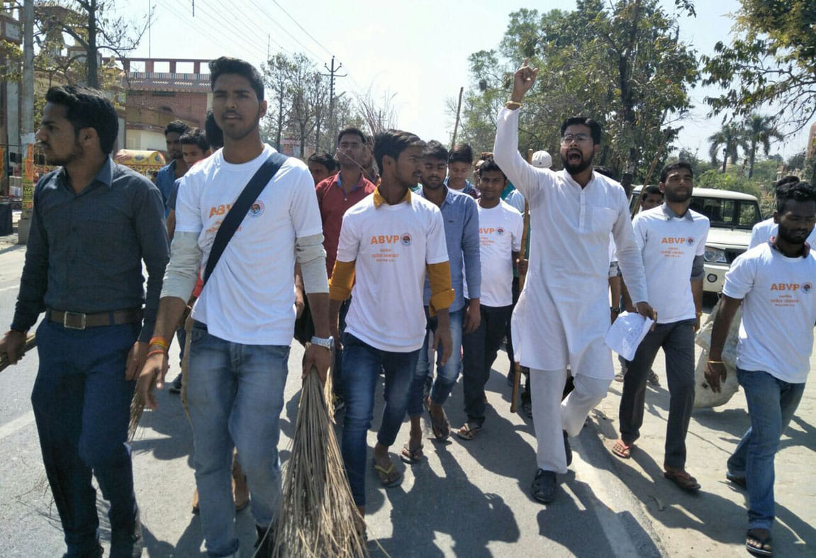 Message of cleanliness removed from the rally.