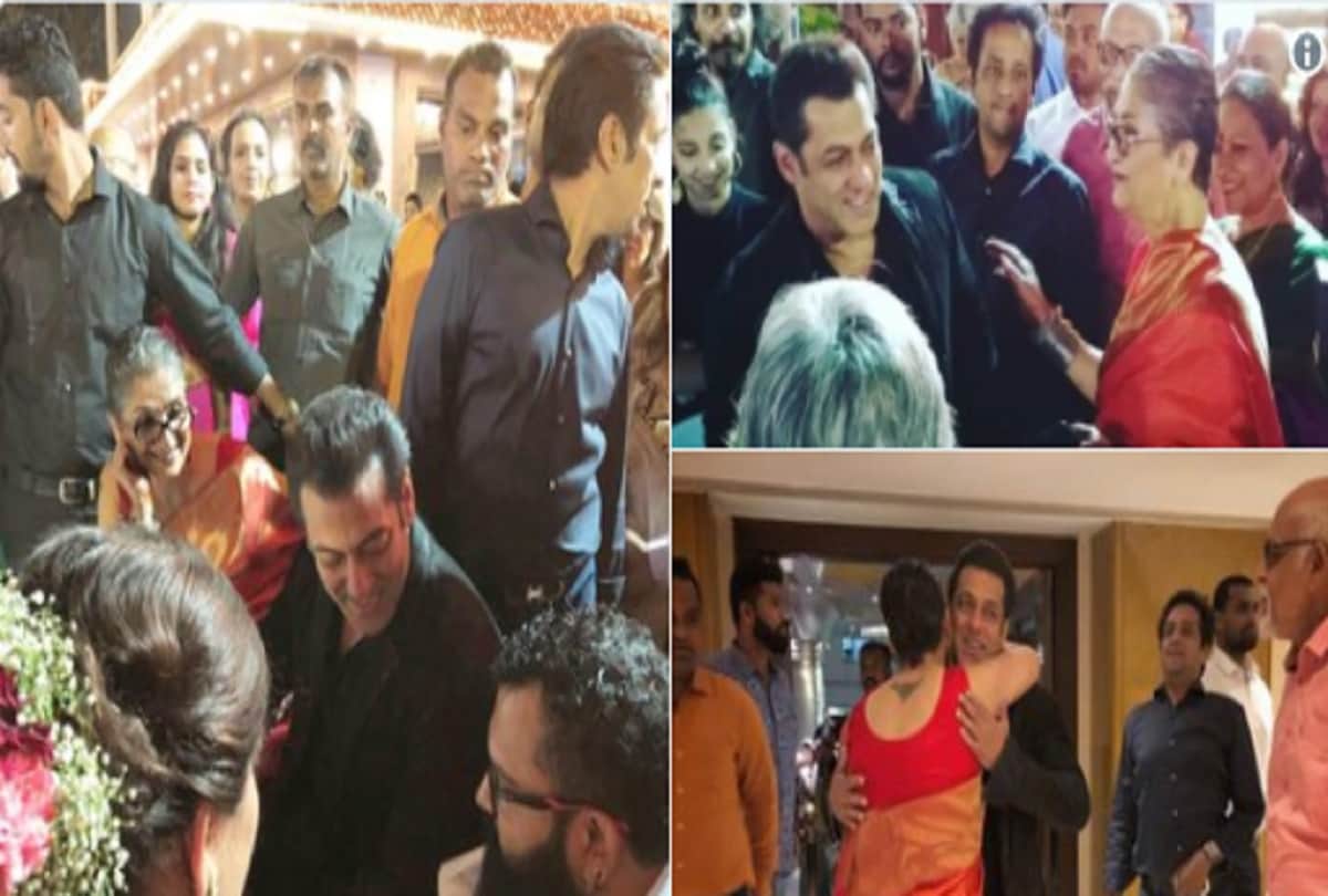 Salman Khan Attends Friend Shweta Kaushik And Bob Sandvagene Wedding In Mumbai