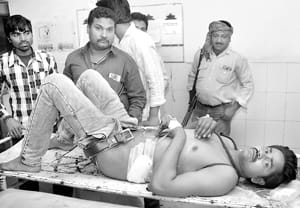 Two injured in gang-rape, two rounds firing