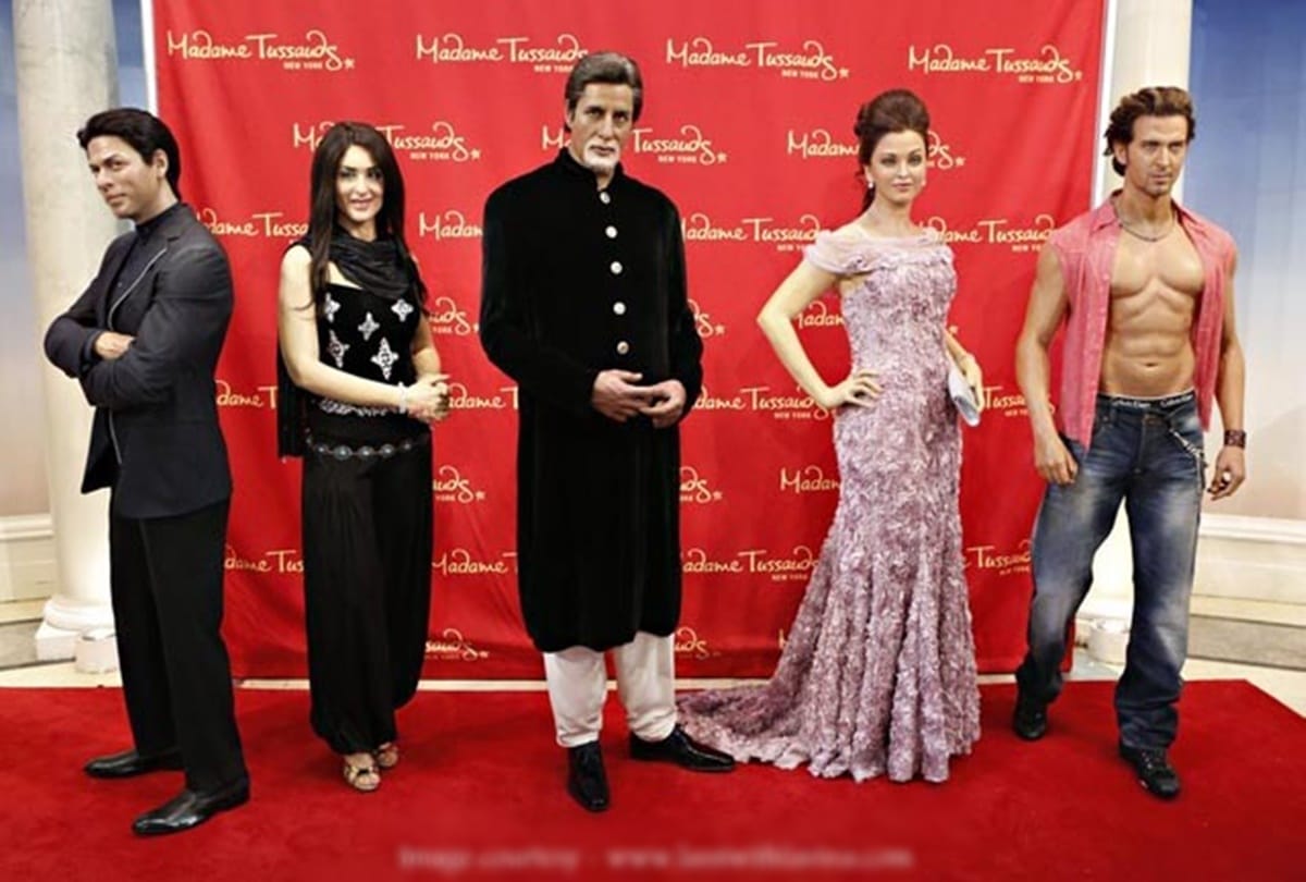 Wax Statue of Baahubali and Kattapa at Madame Tussauds in London