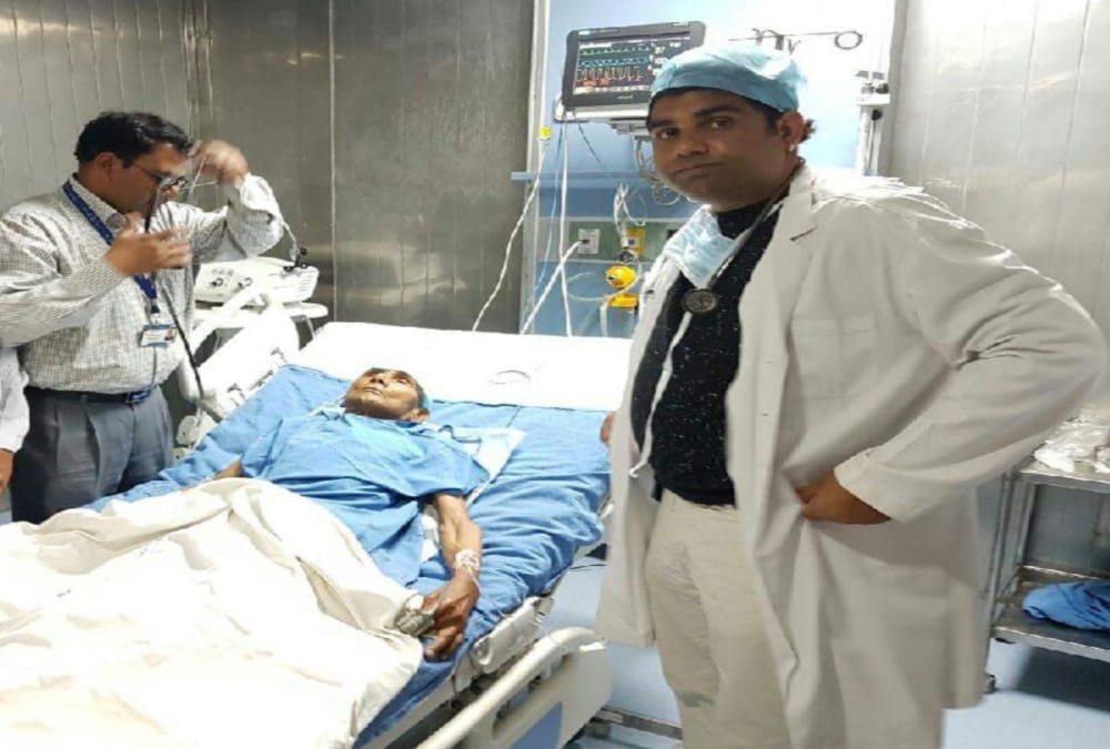 Cm yogi adityanath father hospitalized in Dehradun