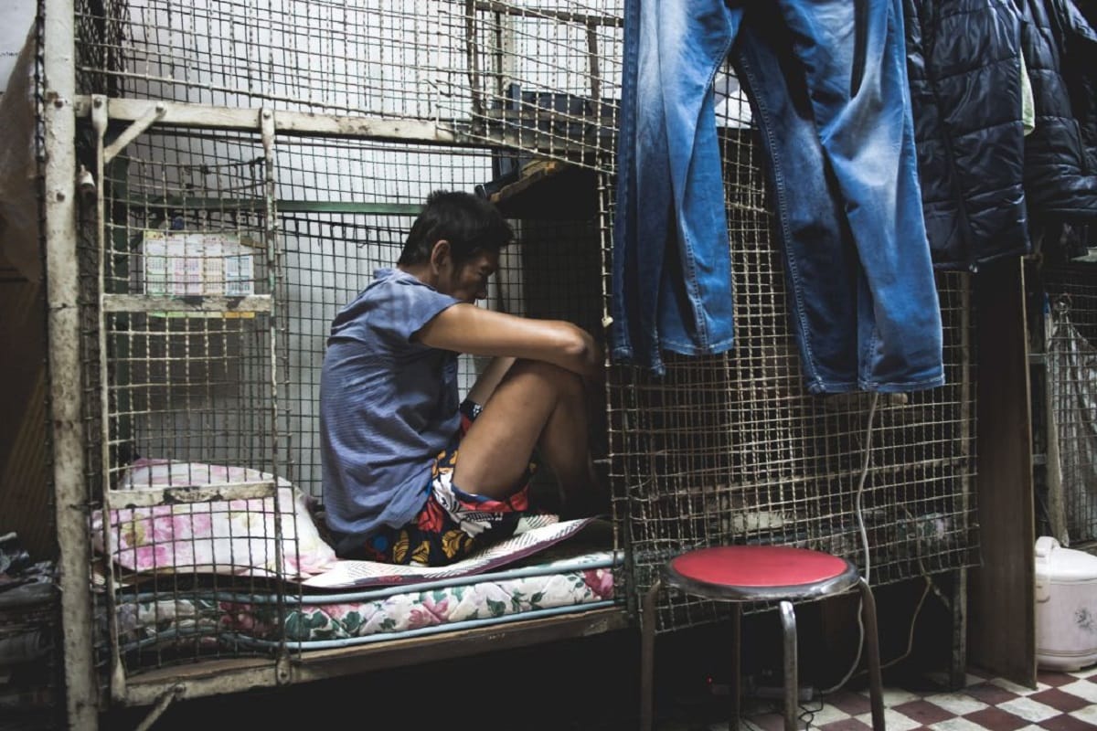 People living in the cage by paying the money