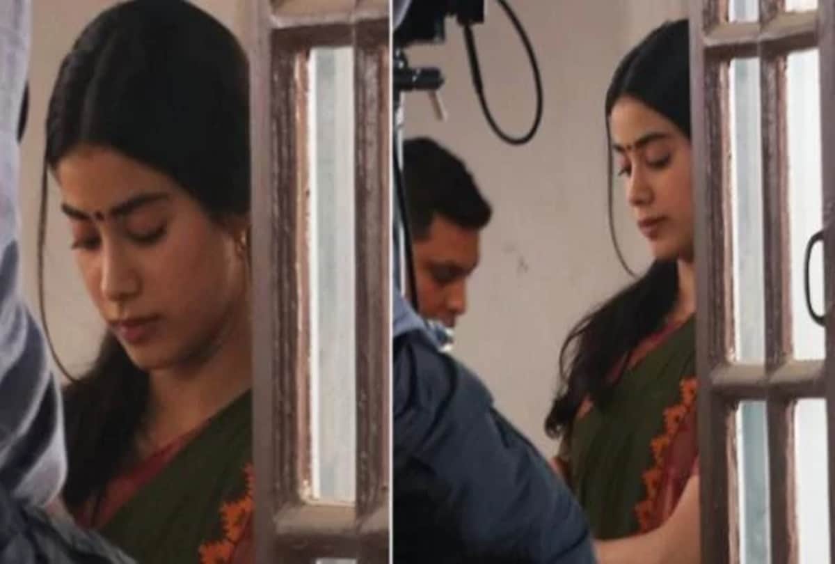 Dhadak new poster release Janhvi kapoor lools like her mother Sridevi 