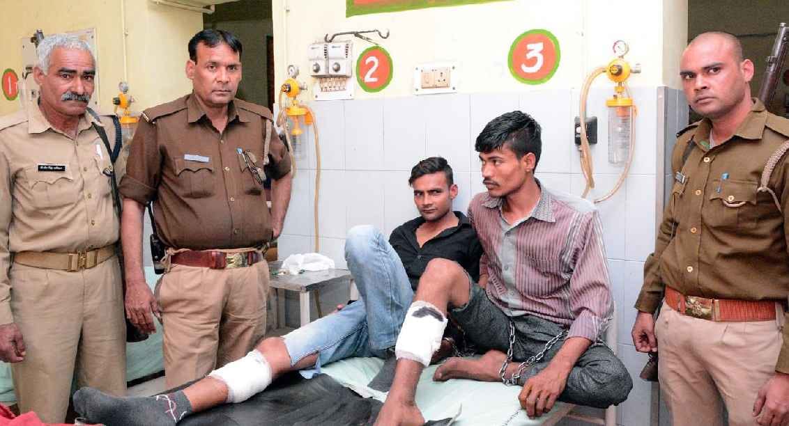 Three rookies in the encounter, arrest