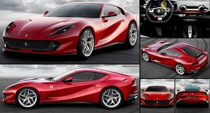 FERRARI 812 LAUNCHED IN INDIA EX SHOWROOM COSTS AROUND 5.50 CRORE RUPEES