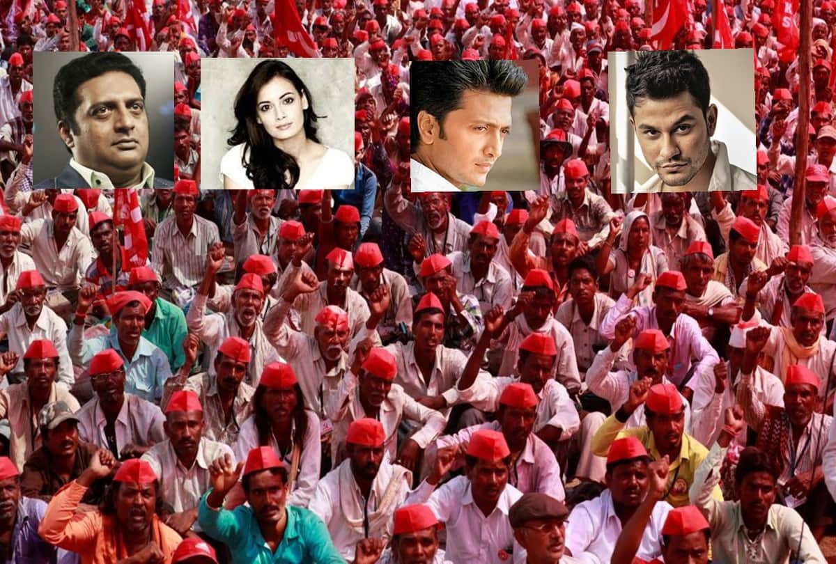 This Is How Bollywood Celebrities Supporting Farmers Rally In Mumbai