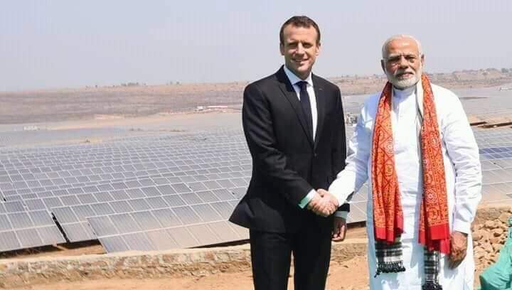 UP largest solar power plant inaugrated today by french president