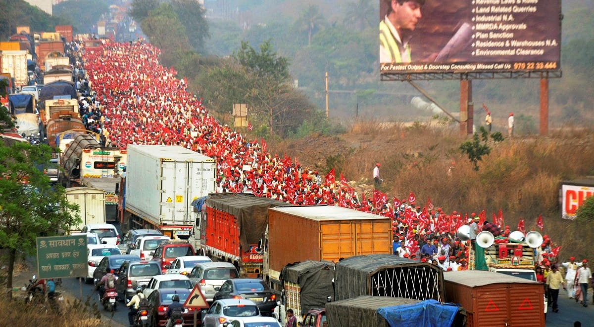 35 thousand farmers reaching Mumbai