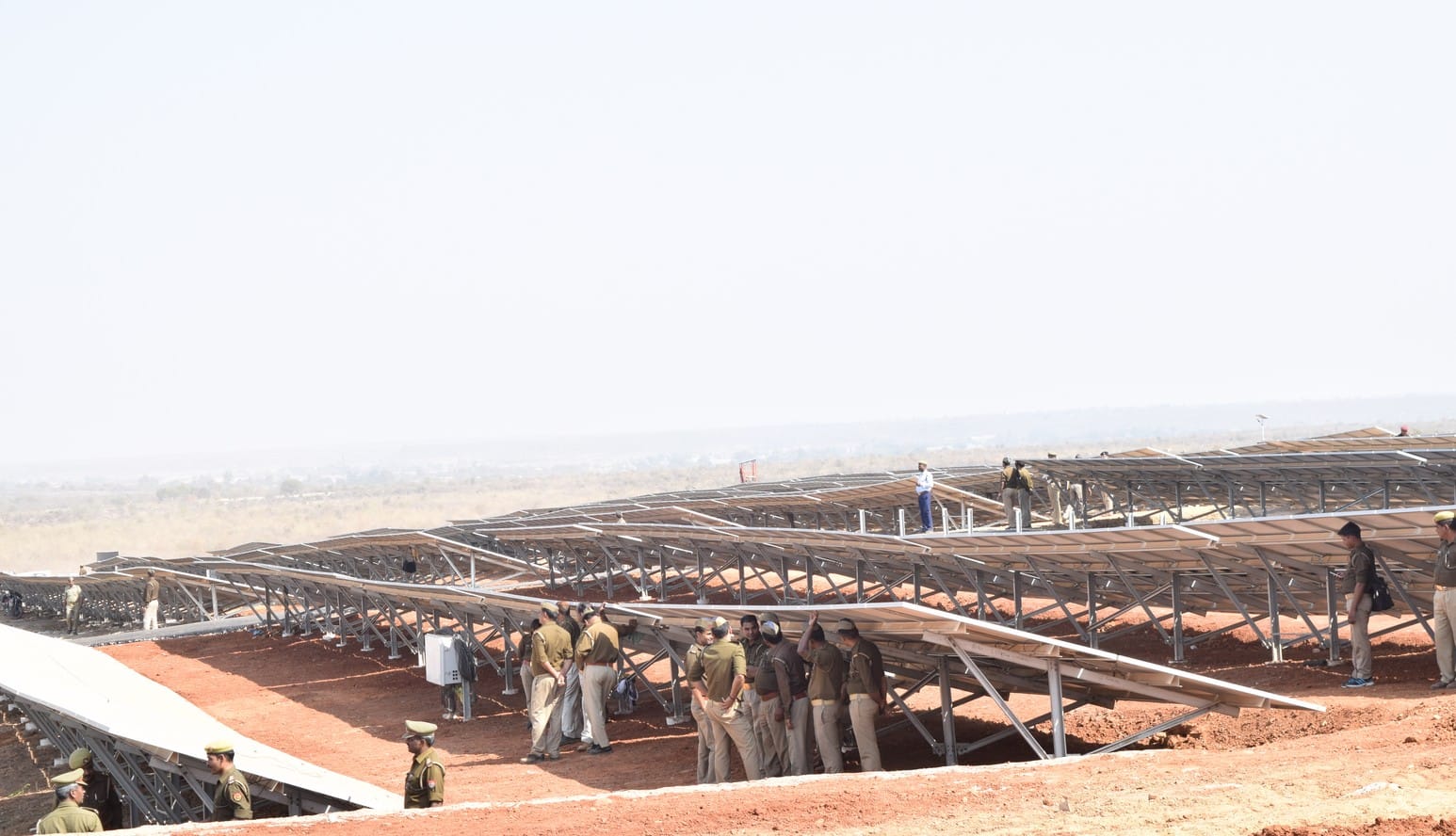 UP largest solar power plant inaugrated today by french president