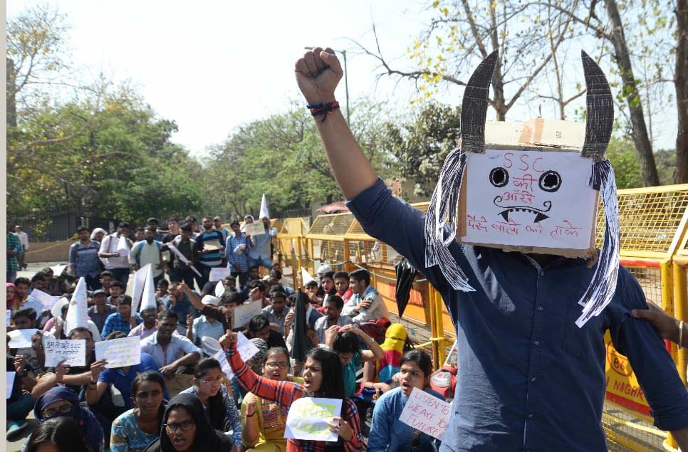 SSC paper leak case, now agitating student will  march to Parliament