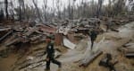 preparation to build military bases at rohingya's reuined villages in myanmar