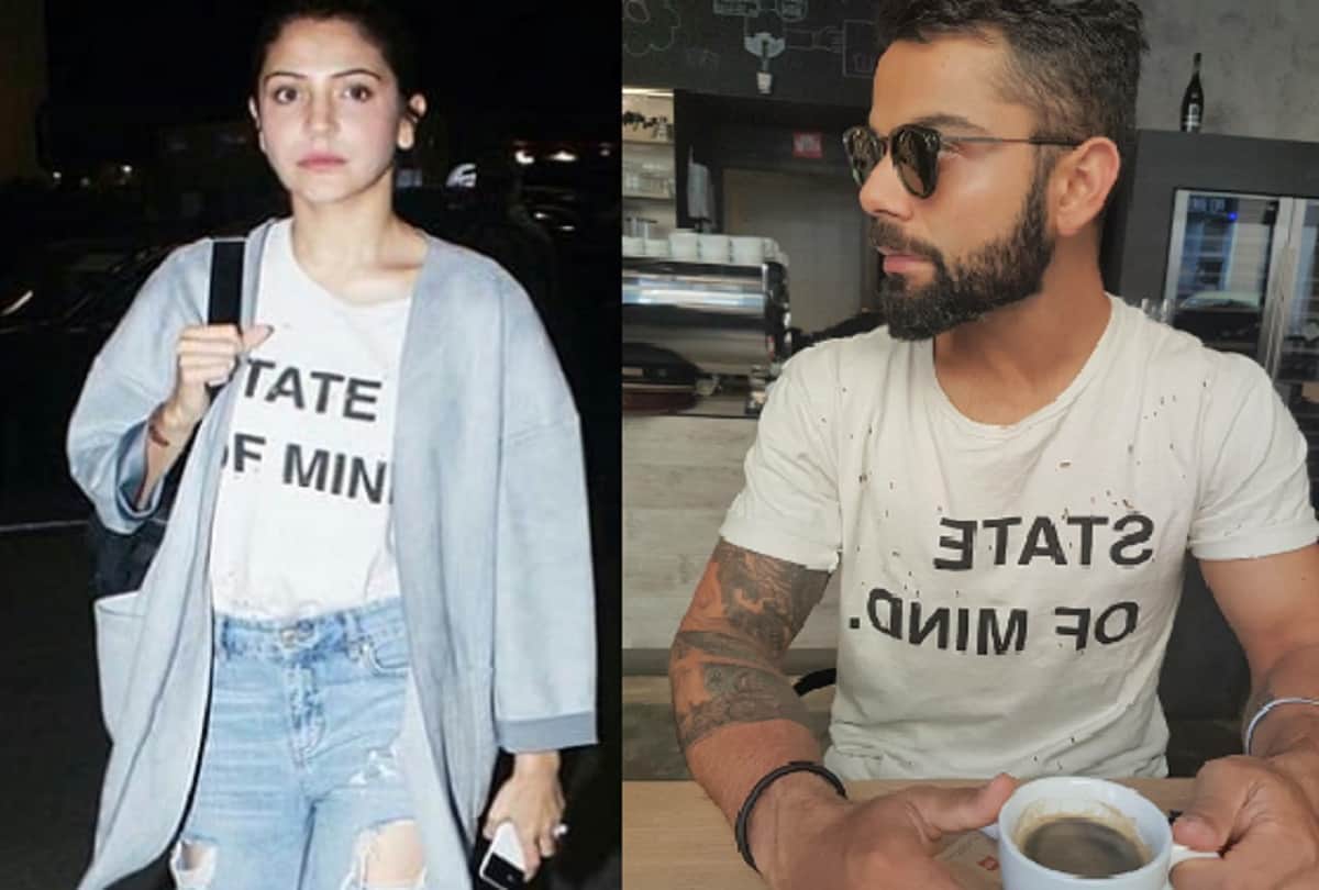 Anushka Sharma spotted on airport wearing Virat Kohli T shirt 