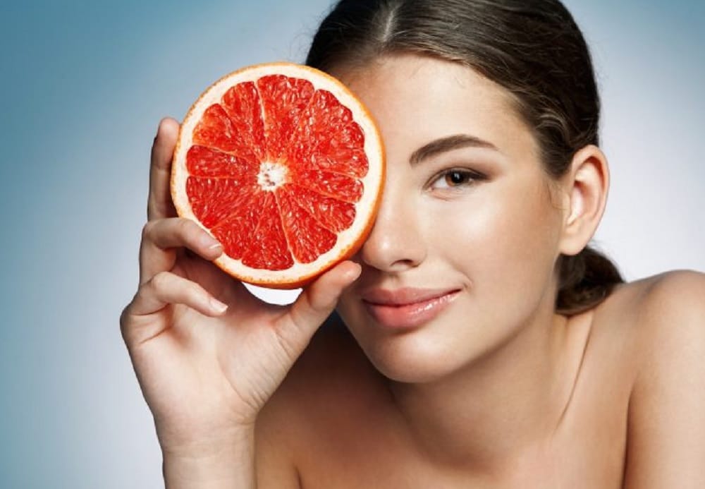 you will have fair glowing skin if you have orange before going to exercise 