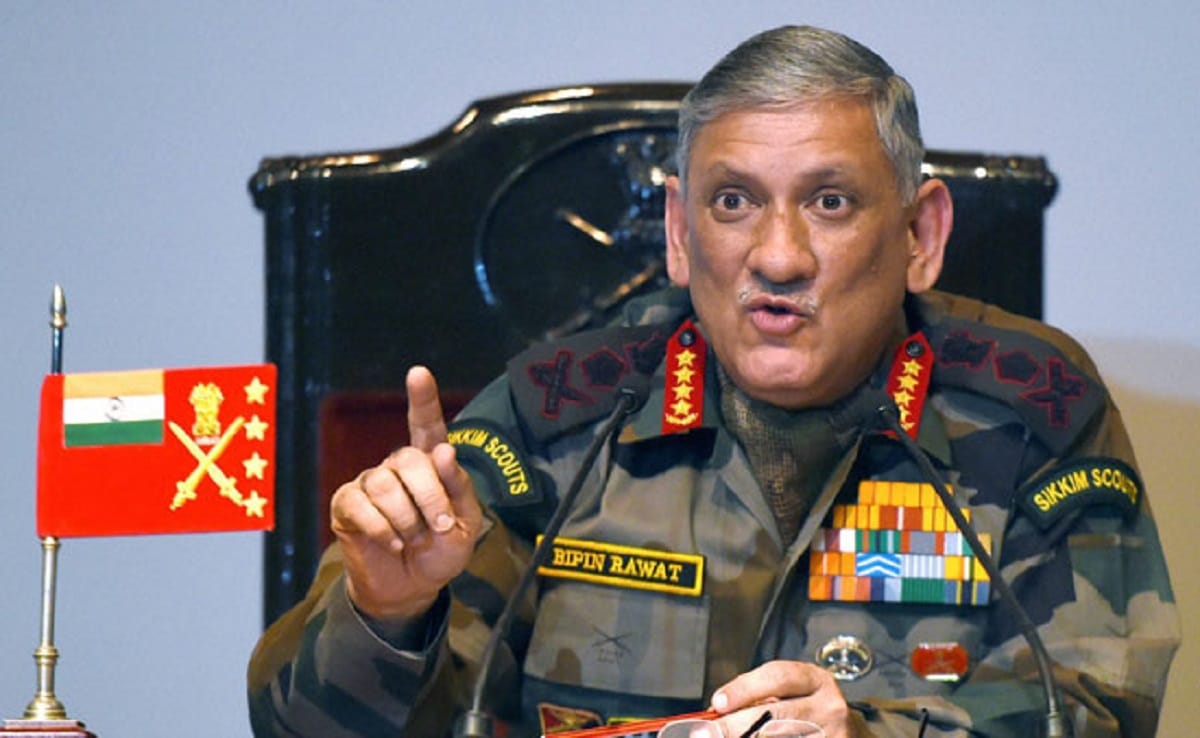Army chief bipin rawat statement on china us india economy and defence expenditure 