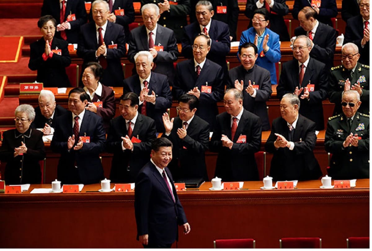 China stripped right to military decisions the cabinet and gave the president Xi Zinping