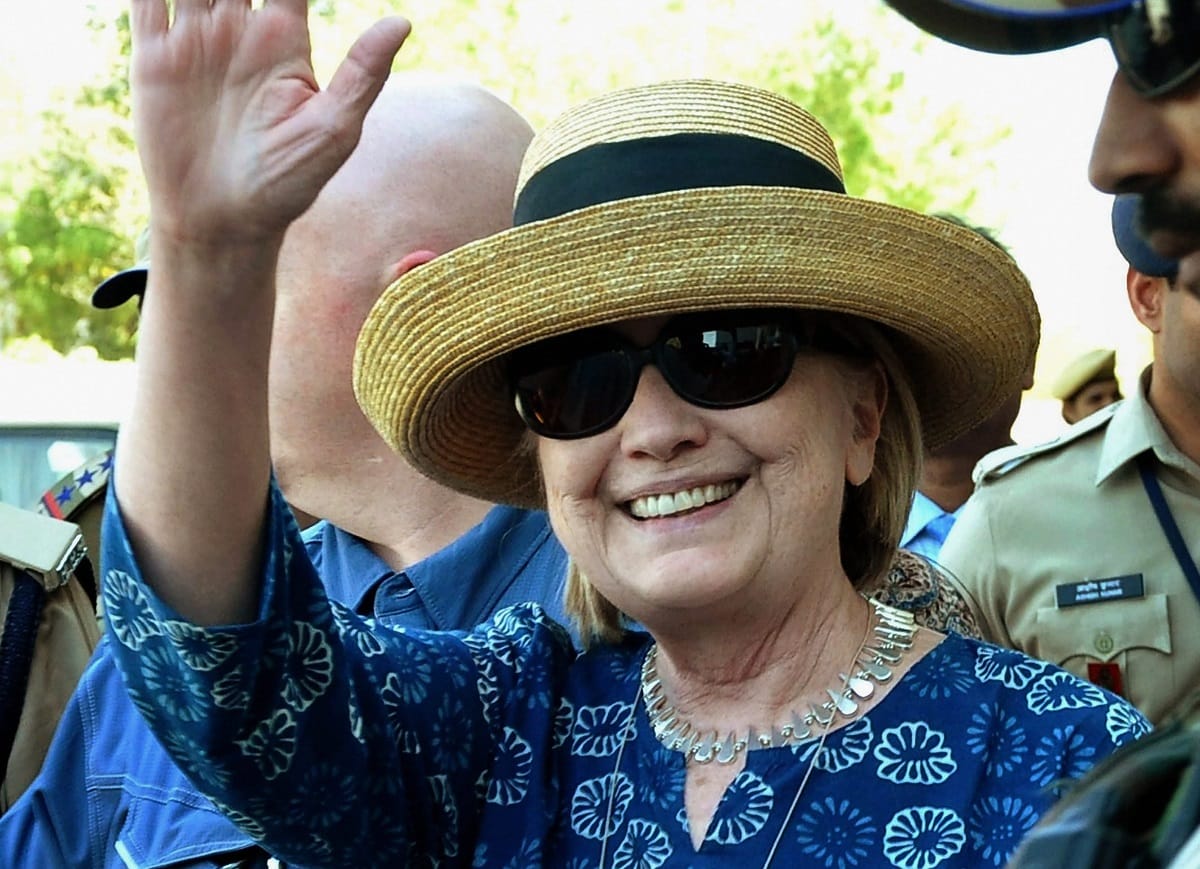 reason behind hillary's private visit to indore