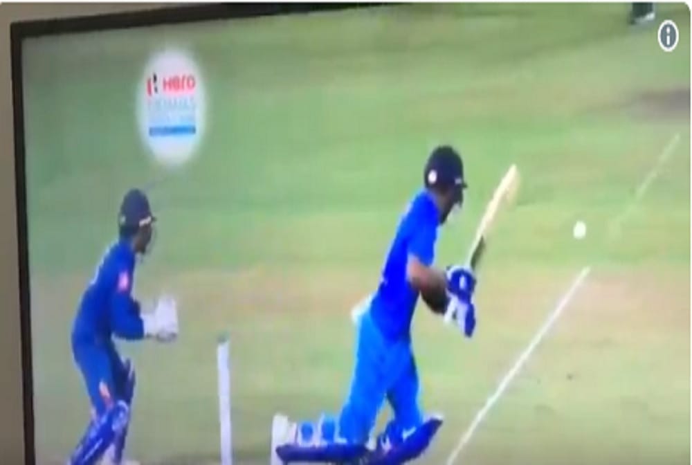 KL Rahul being the firstindian batsman to be dismissed hit wicket in T20I history